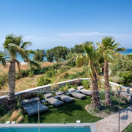 Penélope Beachfront Villa Kremastí Esterno foto